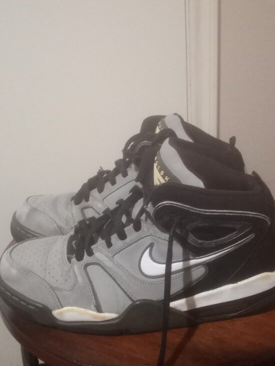 Nike Mens Air Flight Falcon 397204-022 Gray Basketball Shoes Sneakers Size 8 main image 4
